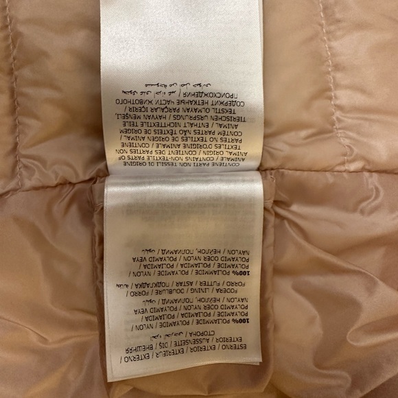 Moncler Kids Longue Saison Puffer Jacket in Light Pink size 12 - Picture 6 of 16